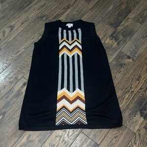 Missoni Sleeveless Sweater Dress‎ with Chevron Pattern